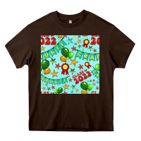 Chocolate Brown class of 2022 graduation seamless pattern Heavy Core Tee - BundleAndBundleShop