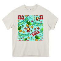 Cream class of 2022 graduation seamless pattern Heavy Core Tee - BundleAndBundleShop