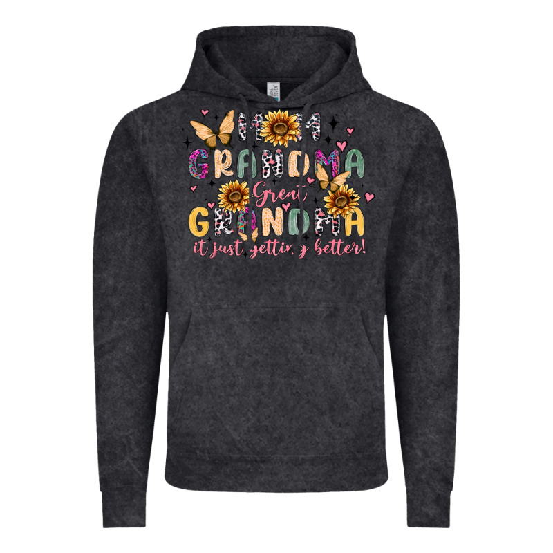 Mom Grandma Great Grandma It Just Keeps Getting Be Vintage Hoodie by MaliasSmallBusiness | Teevron