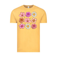 Vintage Mustard flowers Vintage Tee - MaliasSmallBusiness