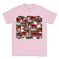 Bubblegum Pink vintage christmas car pattern Classic Tee - CowhideDigitalArt