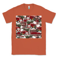 Copper vintage christmas car pattern Classic Tee - CowhideDigitalArt