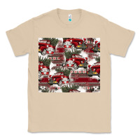 Mushroom vintage christmas car pattern Classic Tee - CowhideDigitalArt