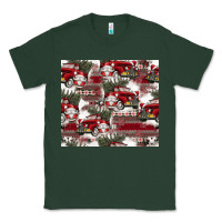 Sports Green vintage christmas car pattern Classic Tee - CowhideDigitalArt