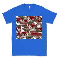True Royal vintage christmas car pattern Classic Tee - CowhideDigitalArt