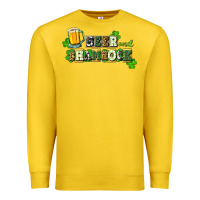 Lemon Beer and shamrock Premium Sweatshirt - CowGirlArtShop