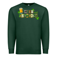 Sports Green Beer and shamrock Premium Sweatshirt - CowGirlArtShop