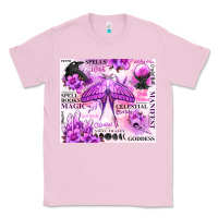 Bubblegum Pink witchy celestial witch Classic Tee - MaliasSmallBusiness