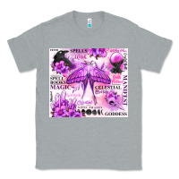 Heather Grey witchy celestial witch Classic Tee - MaliasSmallBusiness