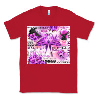 Red witchy celestial witch Classic Tee - MaliasSmallBusiness