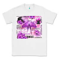 White witchy celestial witch Classic Tee - MaliasSmallBusiness