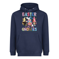Navy Easter with my gnomies  Easter Day Heavyweight Hoodie - CowGirlArtShop