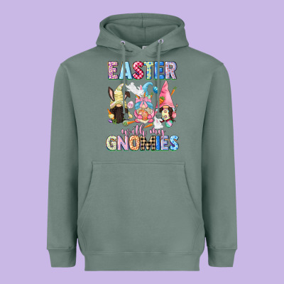 Easter With My Gnomies  Easter Day Heavyweight Hoodie Designed By Cowgirlartshop