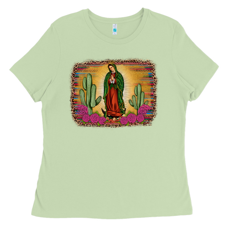 Western Our Lady Of Guadalupe Ladies Tee by JahusDesignShop | Teevron