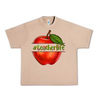 Burro teacher life with apple Urban Heavy Tee - NancyCooperArtShop