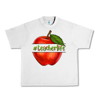 Lunar Rock teacher life with apple Urban Heavy Tee - NancyCooperArtShop