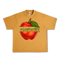Peanut Butter teacher life with apple Urban Heavy Tee - NancyCooperArtShop