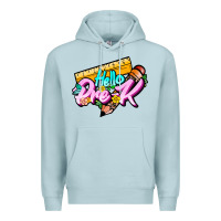 Blue Mist hello pre k Premium Hoodie - JahusDesignShop