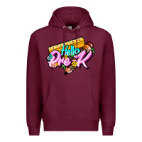 Burgundy hello pre k Premium Hoodie - JahusDesignShop