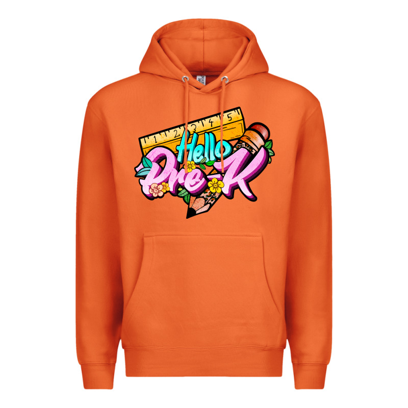 Hello Pre K Premium Hoodie by JahusDesignShop | Teevron