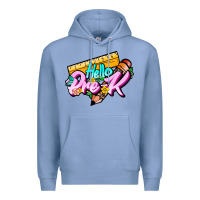 Colony Blue hello pre k Premium Hoodie - JahusDesignShop