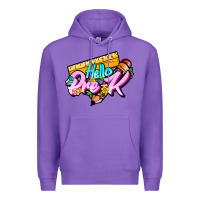 Purple hello pre k Premium Hoodie - JahusDesignShop