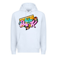 White hello pre k Premium Hoodie - JahusDesignShop
