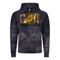 Cloud Black with god all things are possible Vintage Hoodie - NancyCooperArtShop