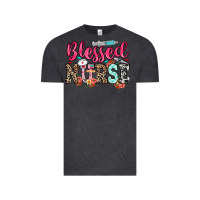 Vintage Black blessed nurse Vintage Tee - NancyCooperArtShop