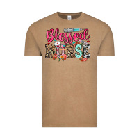 Vintage Coffee blessed nurse Vintage Tee - NancyCooperArtShop