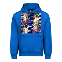 Cobalt usa balloons seamless pattern Urban Hoodie - BundleAndBundleShop