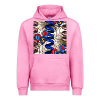 Fuchsia Pink usa balloons seamless pattern Urban Hoodie - BundleAndBundleShop