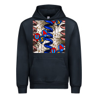 Navy usa balloons seamless pattern Urban Hoodie - BundleAndBundleShop