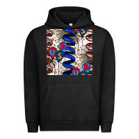 Pigment Black usa balloons seamless pattern Urban Hoodie - BundleAndBundleShop