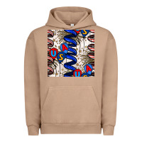 Pigment Burro usa balloons seamless pattern Urban Hoodie - BundleAndBundleShop
