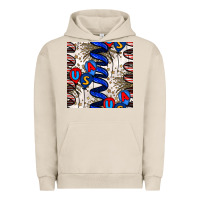 Pigment French Oak usa balloons seamless pattern Urban Hoodie - BundleAndBundleShop