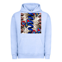 Pigment Grape Ice usa balloons seamless pattern Urban Hoodie - BundleAndBundleShop