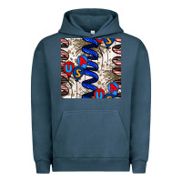 Pigment Midnight Navy usa balloons seamless pattern Urban Hoodie - BundleAndBundleShop