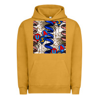 Pigment Peanut Butter usa balloons seamless pattern Urban Hoodie - BundleAndBundleShop