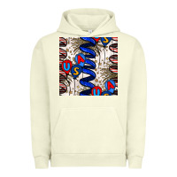 Pigment Pistachio usa balloons seamless pattern Urban Hoodie - BundleAndBundleShop