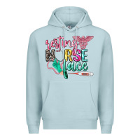 Blue Mist resting nurse face Premium Hoodie - CowGirlArtShop