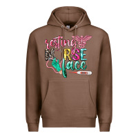 Chestnut resting nurse face Premium Hoodie - CowGirlArtShop