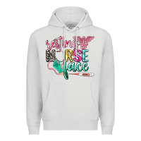 Dove Grey resting nurse face Premium Hoodie - CowGirlArtShop