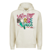 Oatmeal Heather resting nurse face Premium Hoodie - CowGirlArtShop
