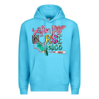Ocean Blue resting nurse face Premium Hoodie - CowGirlArtShop
