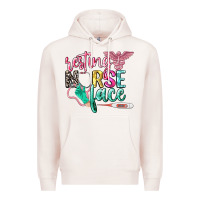 Pale Pink resting nurse face Premium Hoodie - CowGirlArtShop