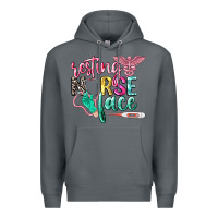 Rock resting nurse face Premium Hoodie - CowGirlArtShop