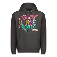 Smoke resting nurse face Premium Hoodie - CowGirlArtShop