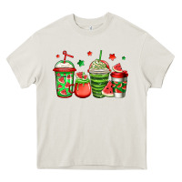 Cream watermelon coffee Heavy Core Tee - Jasminsmagicworld