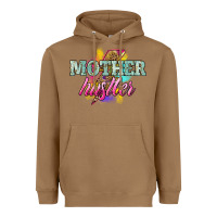 Toasted Coconut Mother hustler lightning bolt mother's day Heavyweight Hoodie - HowdyJamesFarm
